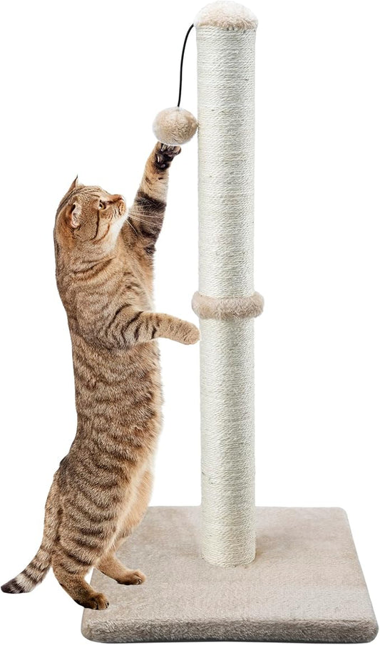Dimaka 29" Height Tall Cat Scratching Post, Claw Scratcher by DIMAKA