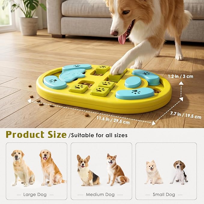 Dog Puzzle Toy, Interactive Treat Puzzle - Image 4