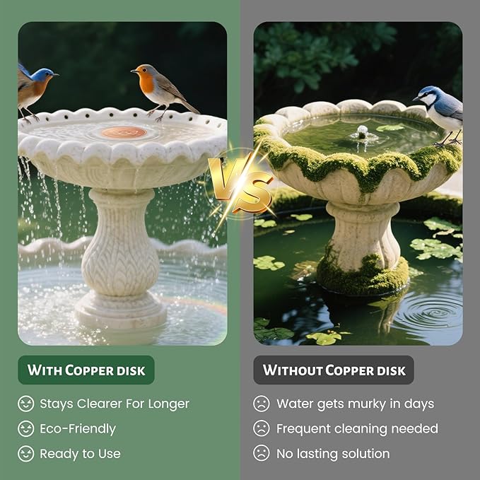 Bird Bath Copper Disk, 4 Inch 0.6mm Thick 99.9% Pure Copper Disc - Image 6