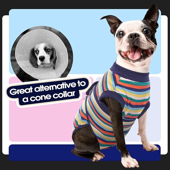 FUAMEY Recovery Suit for Dogs After Surgery, Soft Breathable Dog Bodysuit - Image 4