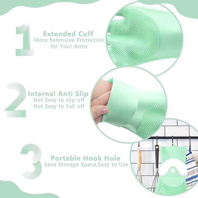 Pet Grooming Gloves—Dog Washing Gloves - Image 6