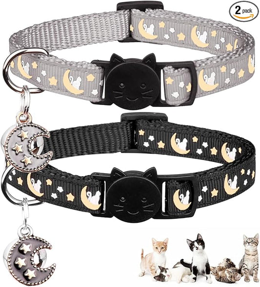 Baeuppit 2Pcs Breakaway Cats Collars Cat Collars by Baeuppit