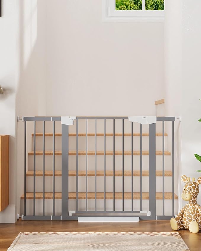 Cumbor 29.7-48" Baby Gate for Stairs, Mom's Choice Awards Winner-Dog Gates for by Cumbor