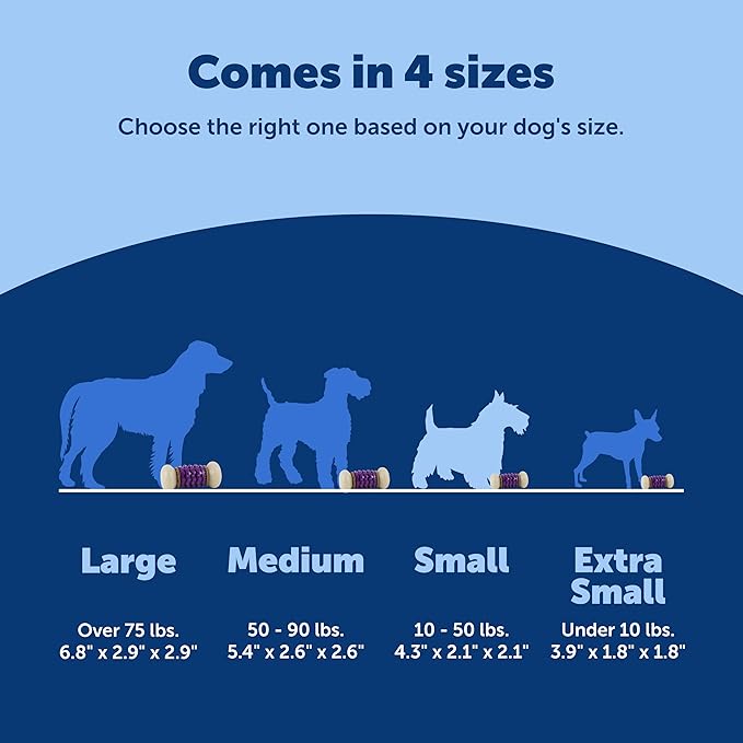 PetSafe Busy Buddy Nobbly Nubbly Treat Holding Dog Toy Strong Chewers Small - Image 5