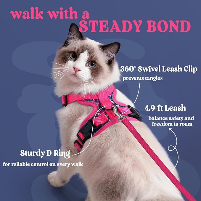 rabbitgoo Cat Harness and Leash Set, Escape Proof Kitten Harness - Image 5
