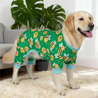 KYEESE Dog Pajamas Soft Pet Onesie Costume og Pajamas Medium Sized Dogs - Image 4