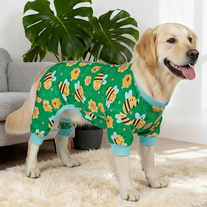 KYEESE Dog Pajamas Dog Pajamas Large Sized Dogs Stretchy Pets Pjs Velvet Pet - Image 4