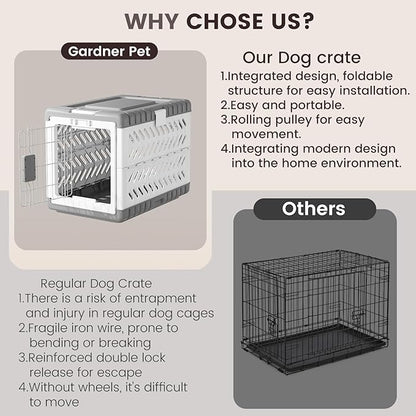 Collapsible Dog Crate for Large/Medium Dogs - Image 6