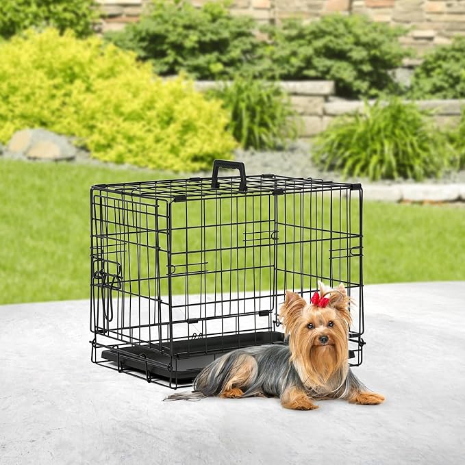 BestPet | Dog Crate | 18" | Black | Foldable Metal Kennel - Image 2
