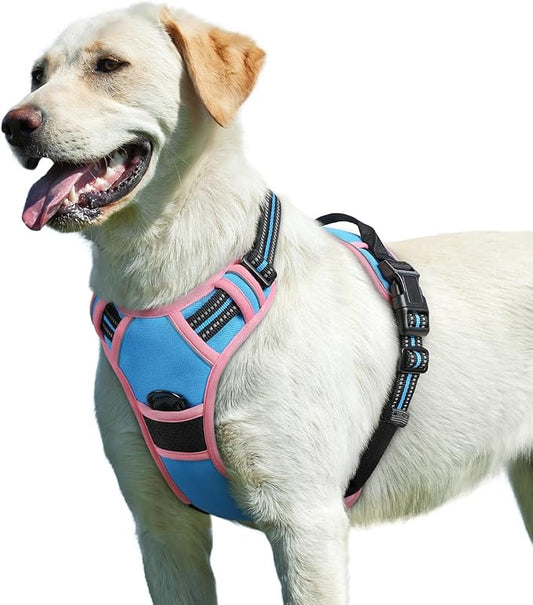 Eagloo Dog Harness for Large Dogs, No Pull Service Vest by GoExplorewithEagloo