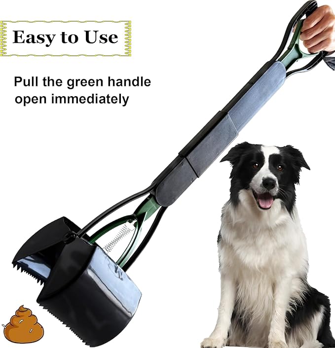 ienjoyed Dog Pooper Scooper for Large Medium & Small Dogs Heavy Duty, Long - Image 6