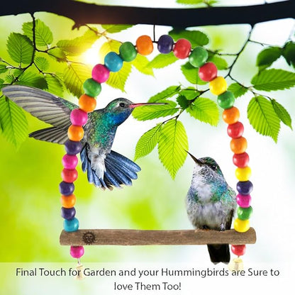 SunGrow Colorful Finch Swing Toy - Image 3