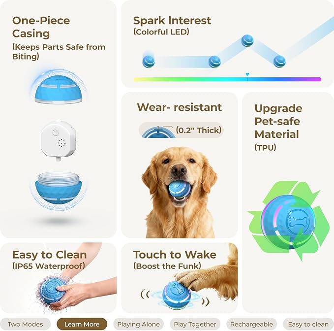 Interactive Dog Toys: Automatic Moving Dog Balls - Image 3
