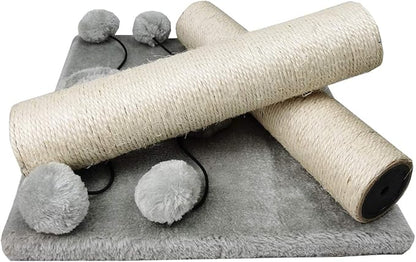 Dimaka 29'' Cat Scratching Post, Natural Sisal Rope Scratcher Post, Kitten Claw - Image 8