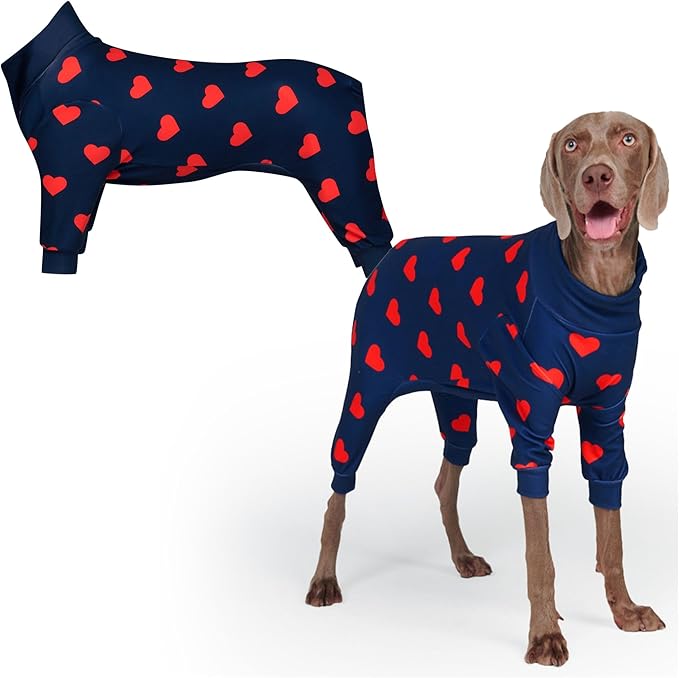 Spark Paws Dog Pajama, Dog Recovery Suit Male, Ultra-Soft and 4-Way Stretch by SparkPaws