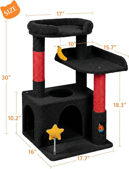 30In Cute Cat Tower for Indoor Cats - Image 2
