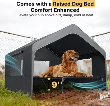 Veehoo Extra Large Dog House Outdoor - Image 3