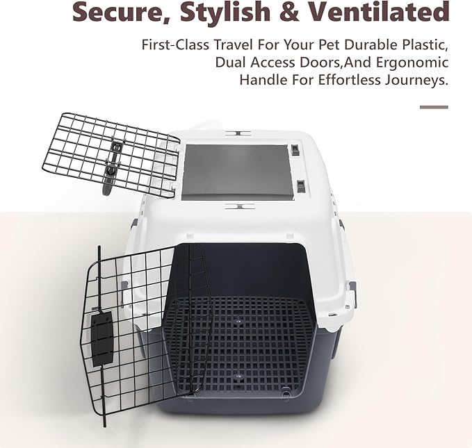 Athena Collection 22" Hard-Sided Travel Pet Carrier - Image 4