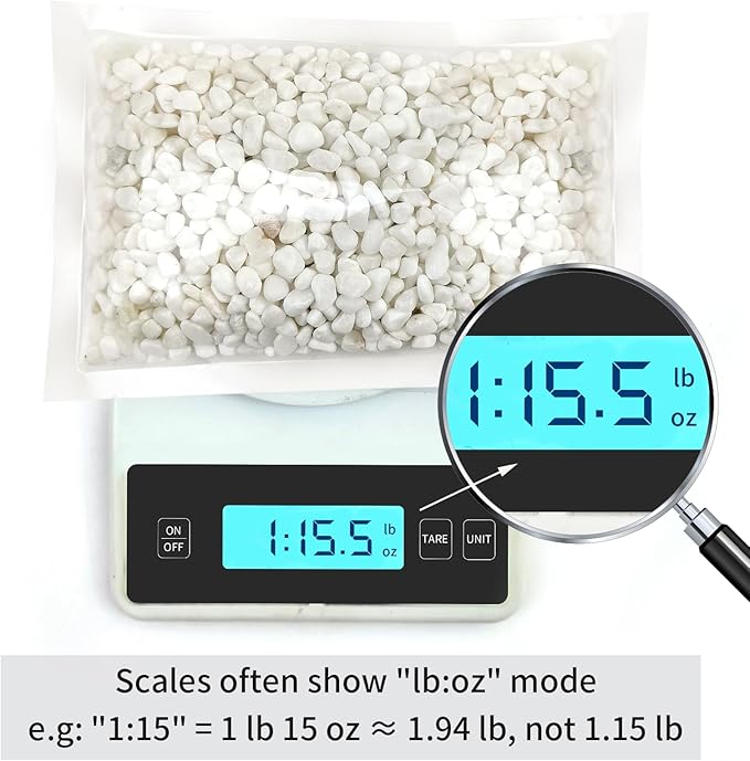 FANTIAN 2 Pounds White Pebbles for Indoor Plants, 3/8 Inch Polished White Rocks - Image 3