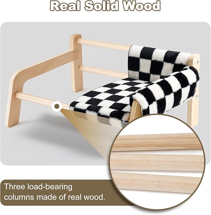 FAMIDGE Elevated Cat Couch Bed for Indoor Cats - Image 3