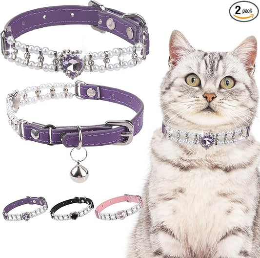 EXPAWLORER Cat Collar Leather by EXPAWLORER