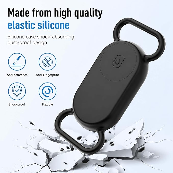 Dog Collar Holder for Galaxy Smarttag2, Waterproof Silicone Case for Pet Cat - Image 4