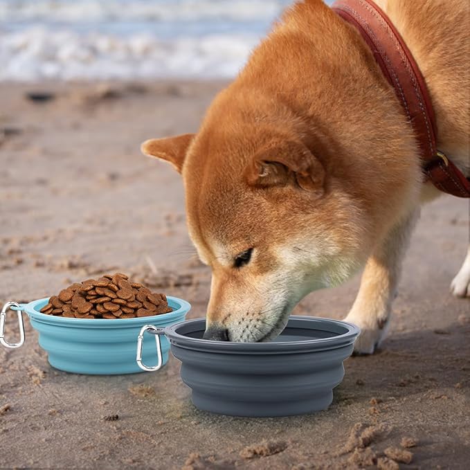 Kytely 2 Pack Collapsible Dog Bowls - 1000ml Portable Pet Food & Water Bowls - Image 5