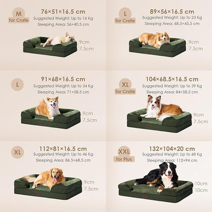 EHEYCIGA Orthopedic Dog Beds for Large Dogs, Waterproof Memory Foam Large Dog - Image 5