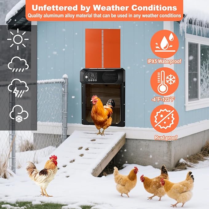 Automatic Chicken Coop Door Solar Powered - Image 4
