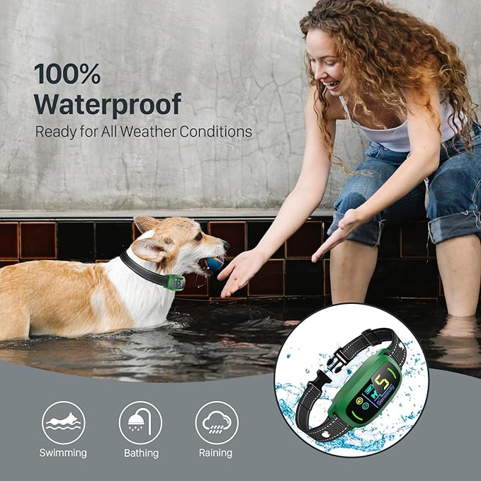 FAFAFROG Dog Bark Collar, Rechargeable Smart Collar, Anti Barking Training - Image 6