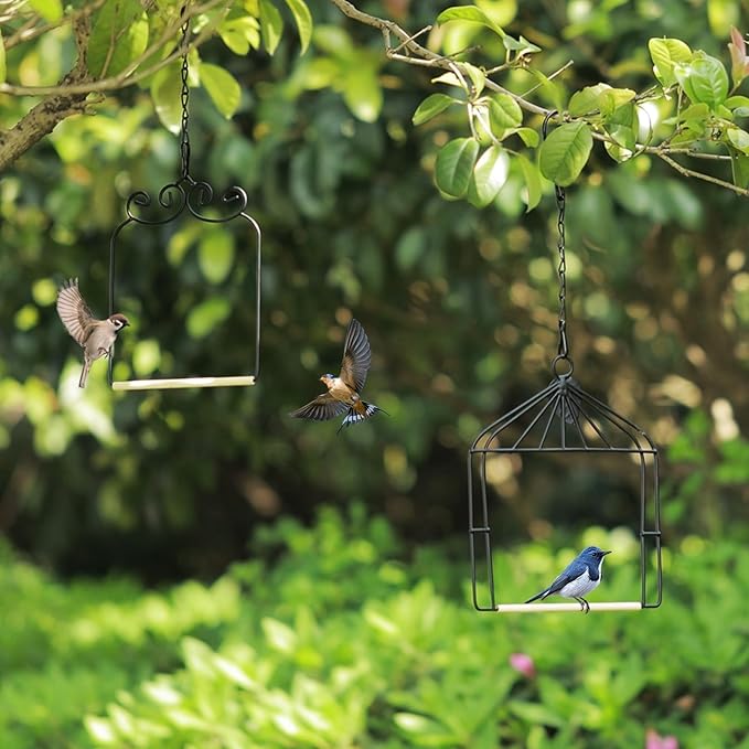 Metal Frame Hummingbird Swings and Perches - Image 6