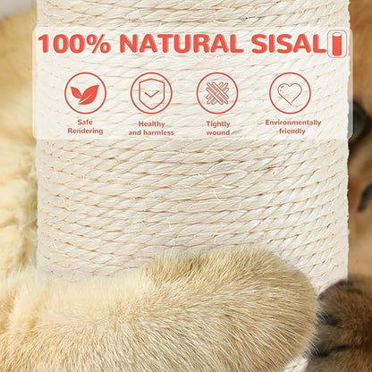 45'' Tall Cat Scratching Post, Heavy Duty - Image 4
