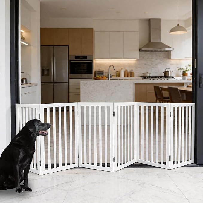 Dog Gate Indoor, Freestanding Dog Fence - Image 2