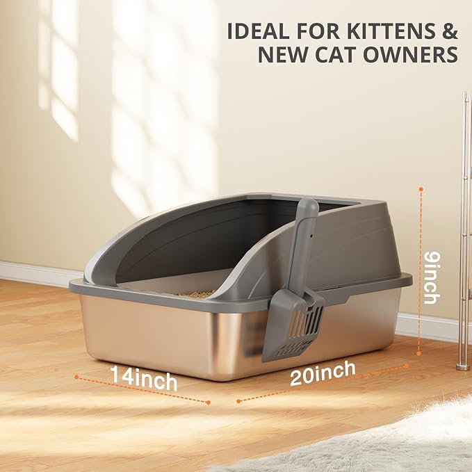 Stainless Steel Cat Litter Box - Image 6