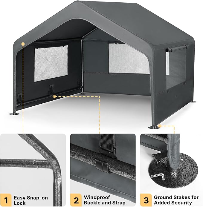 Veehoo Extra Large Dog House Outdoor - Image 5