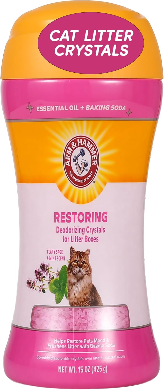 Arm & Hammer Restoring Cat Litter Box Deodorizing Crystals Litter Deodorizer by ArmHammer