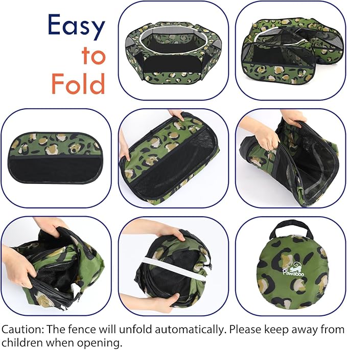 Pawaboo Small Animals Playpen, Waterproof Small Pet Cage Tent - Image 2