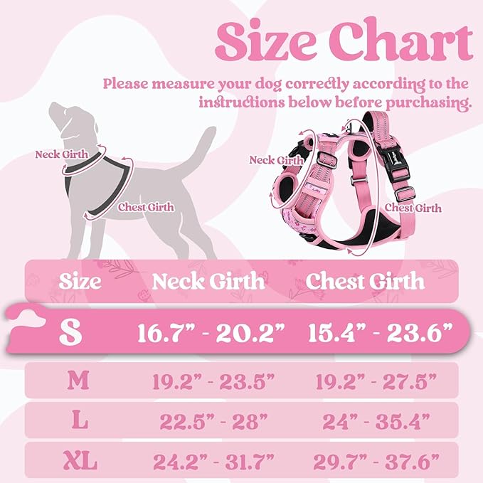 rabbitgoo Dog Harness Small Sized, No Pull Easy On & Off - Image 2