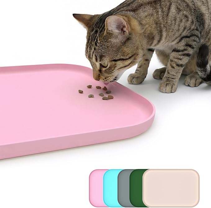 BLESWIN Non-Slip Silicone Dog Food Mat by BLESWIN