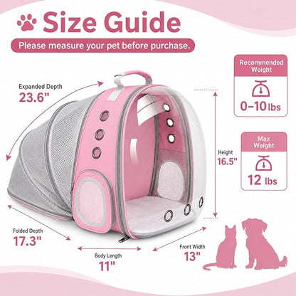 Expandable Cat Carrier Backpack - Image 2