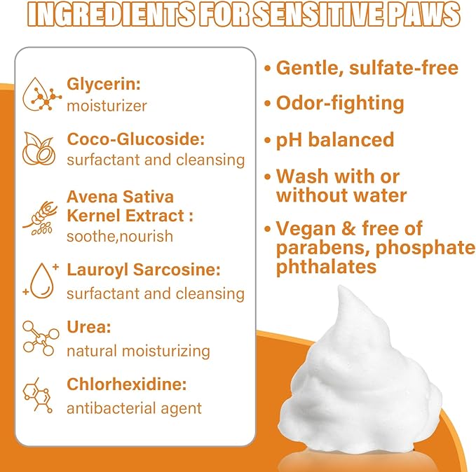 Paw Cleaner for Dogs and Cats, Magic Foam - Image 7