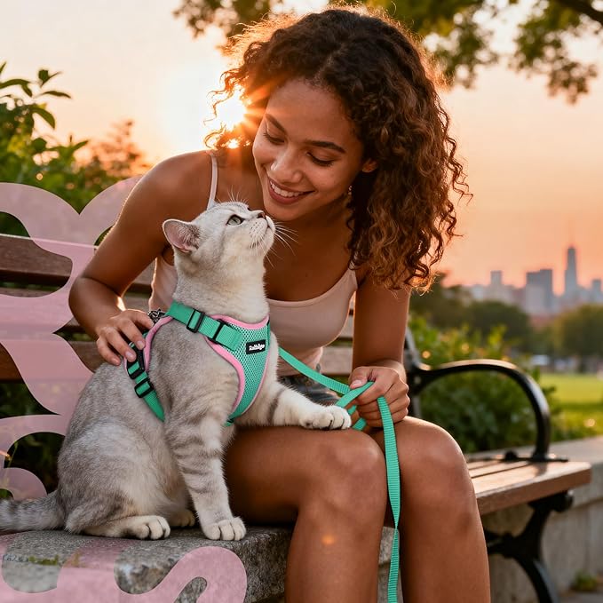 rabbitgoo Cat Harness and Leash Set, Escape Proof Vest Harness - Image 9