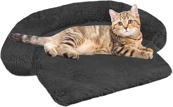 Calming Dog Bed Fluffy Plush Dog Mat by GGIB