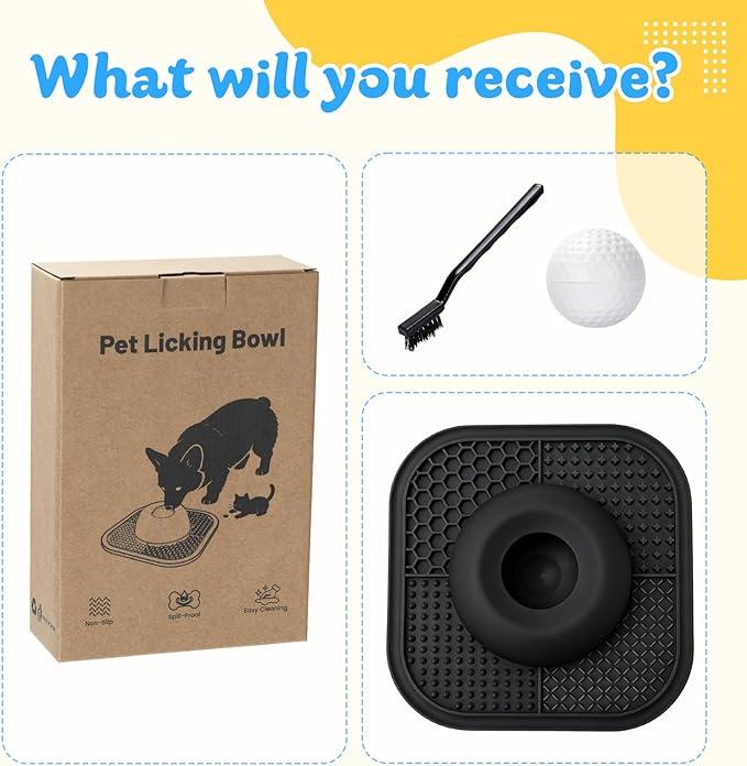 Slow Feeder Dog Bowls & Lick Mat - Image 8