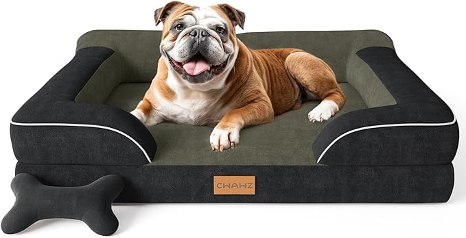 CWAWZ Dog Beds for Large Dogs, Orthopedic Dog Bed by CWAWZ