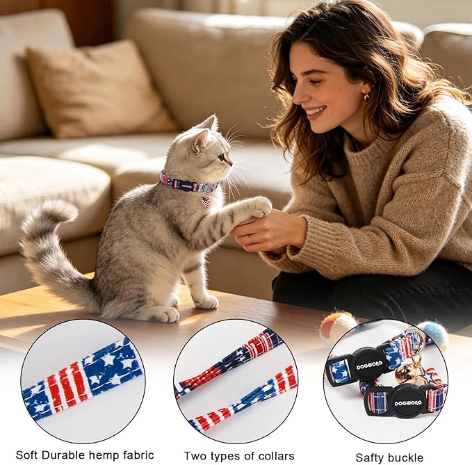 2 Pack Independence Cat Collars - Image 2