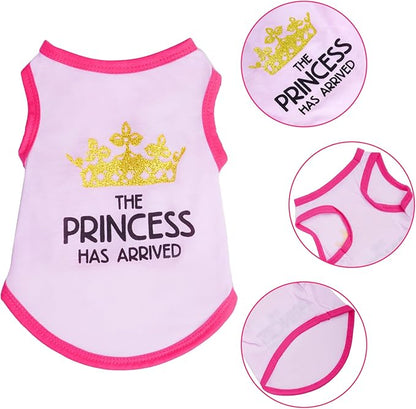 Pistha 4 Pack Dog Shirts Summer Printed Puppy Clothes Cute Sleeveless Pet T - Image 6