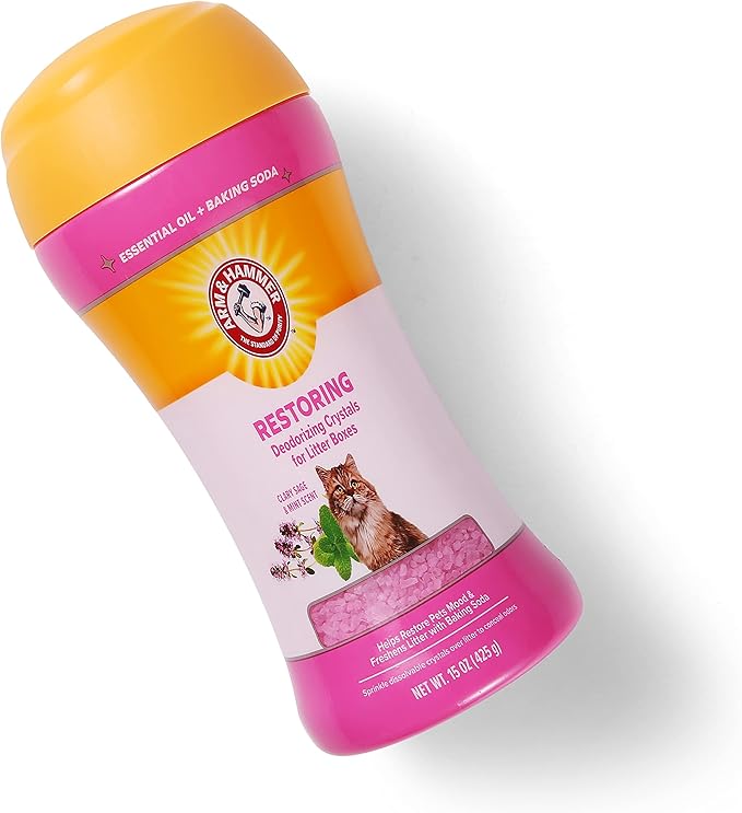 Arm & Hammer Restoring Cat Litter Box Deodorizing Crystals Litter Deodorizer - Image 5