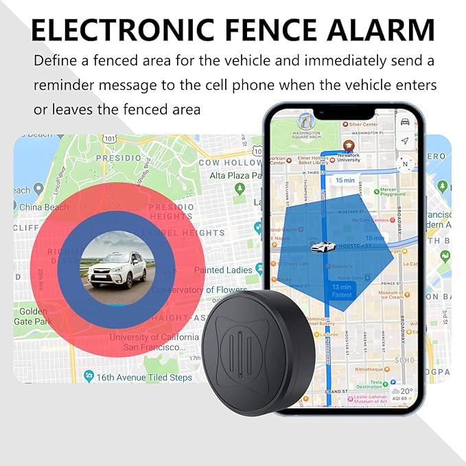 GPS Tracker for Vehicles, Car GPS Tracker Portable Real Time Magnetic GPS - Image 5