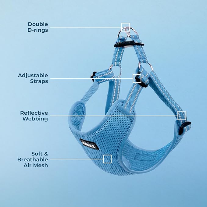 Best Pet Supplies Voyager Adjustable Step-In Flex Breathable Mesh Dog Harness - Image 3